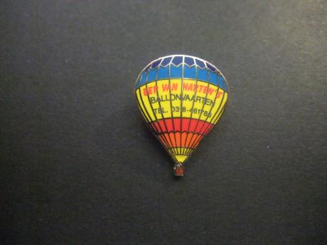 Bep van Harten's ballonvaarten(nu van Manen ) luchtballon Barneveld